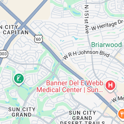 Google Map Of Sun City West City Drivebestway Com