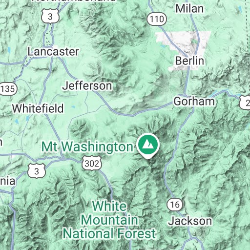 48 4000 Footers Map New Hampshire 4000 Footers (Nh) | Fastest Known Time