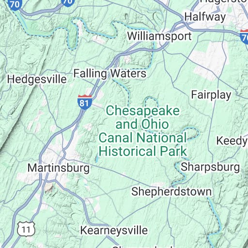 Map Of Route 68 In Maryland Md Appalachian Trail (Md) | Fastest Known Time