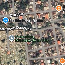 Vista satelital de Sede UNEFM - Colina