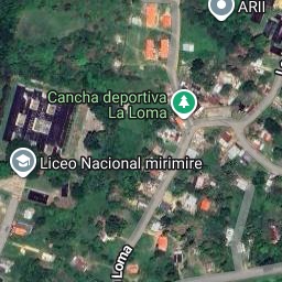 Vista satelital de Liceo Nacional José Félix Ribas (L.N. Mirimire)